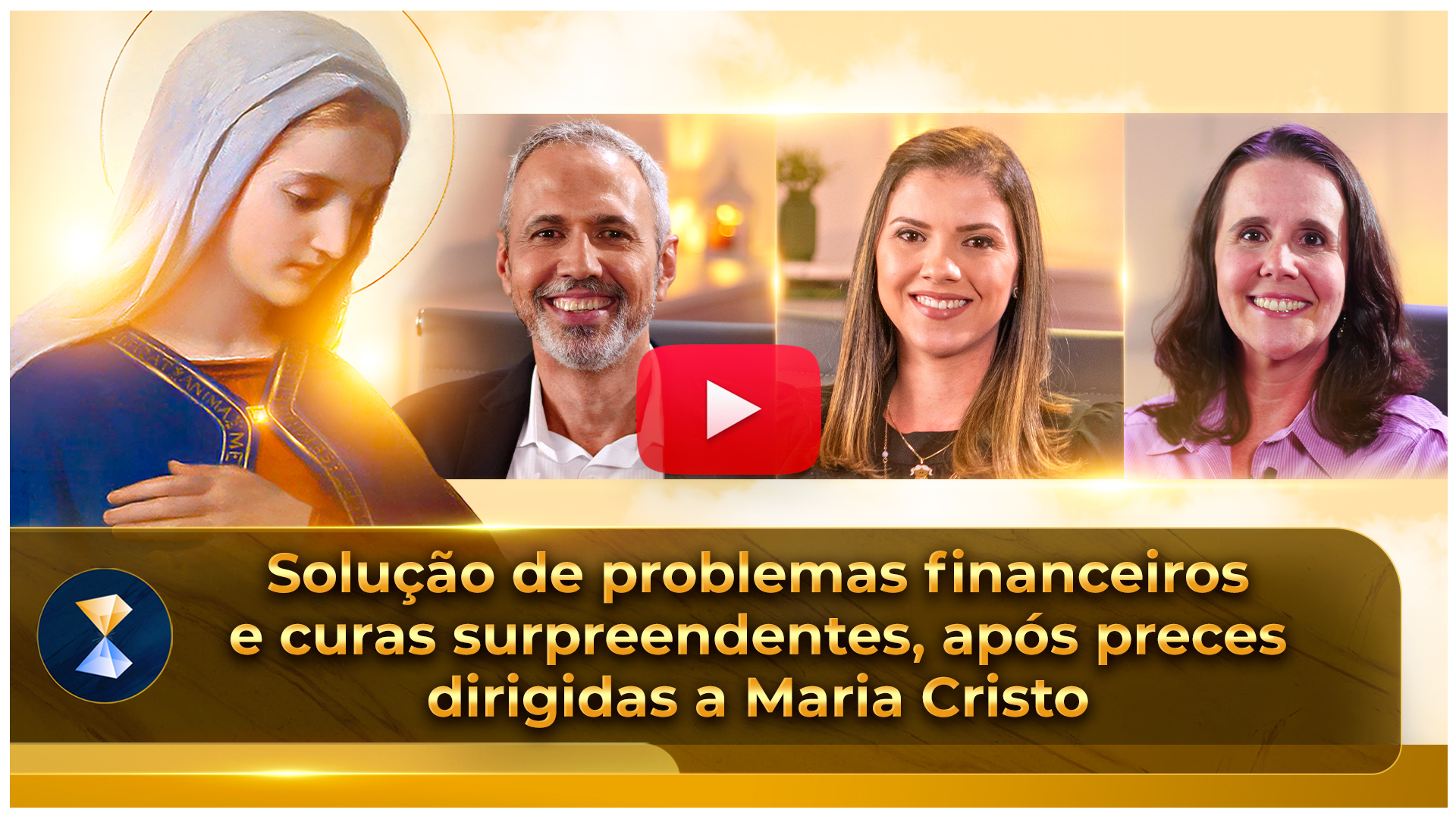 Solução de problemas financeiros e curas surpreendentes, após preces dirigidas a Maria Cristo 
