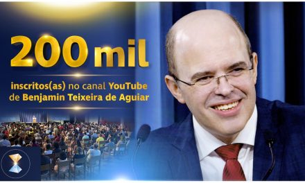 200 mil inscritos(as) no canal YouTube de Benjamin Teixeira de Aguiar