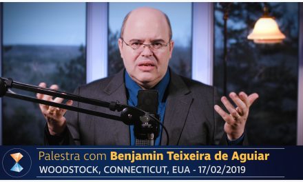 Benjamin Teixeira de Aguiar profere palestra em paisagem crepuscular coberta de neve
