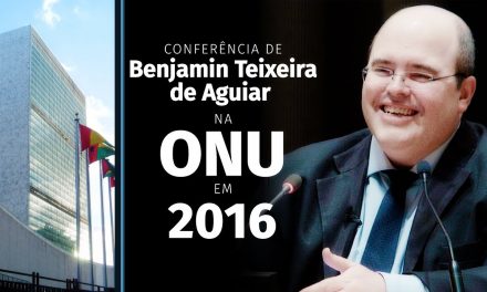 Conferência de Benjamin Teixeira de Aguiar na ONU, em 2016